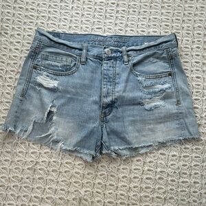 American Eagle Outfitters Distressed Denim Cut Off Shorts